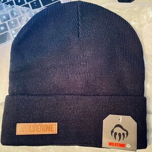 Wolverine Acrylic Rib Knit Watch Hat Black